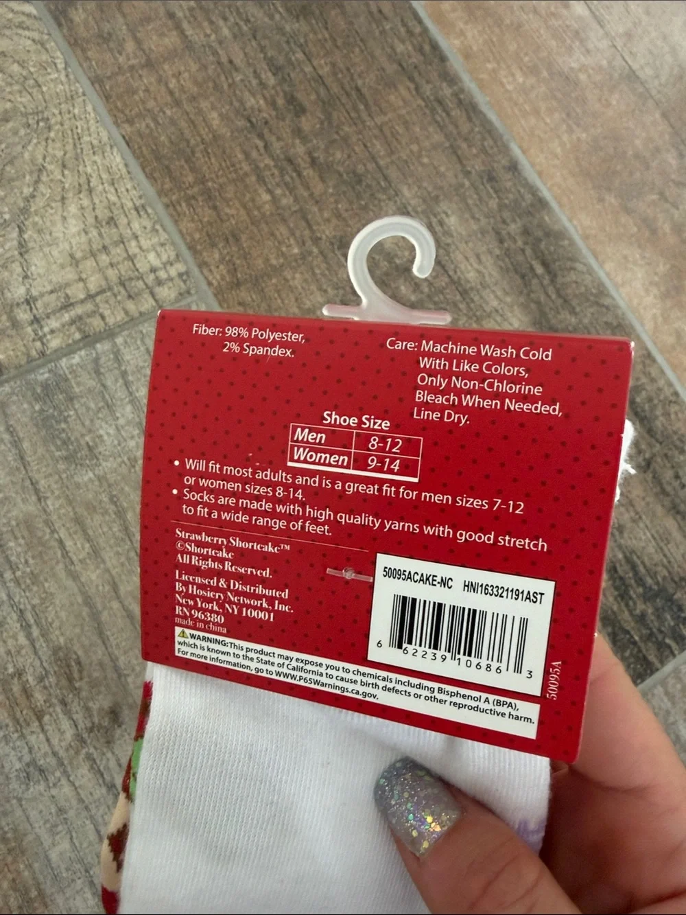 NWT Strawberry Shortcake Socks